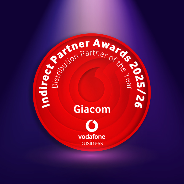 Giacom named Vodafone Distribution Partner of the Year 2025/26